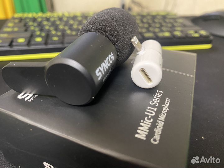 Микрофон synco MMic-U1+переходник для iPhone