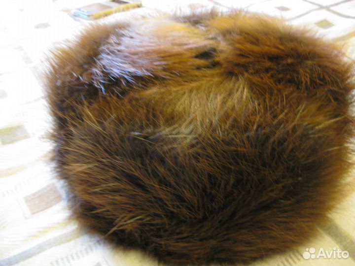 Шапка-ушанка новая из бобра