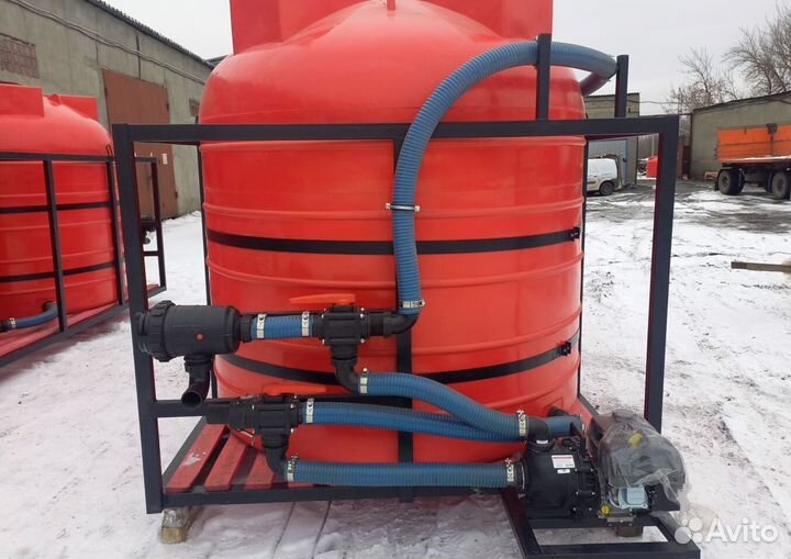 Емкость с насосом кассета 10000л