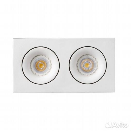 43403 Faro argon-2 встраиваемый белый 2xGU10/MR16