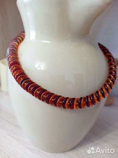 Бусы из натурального янтаря