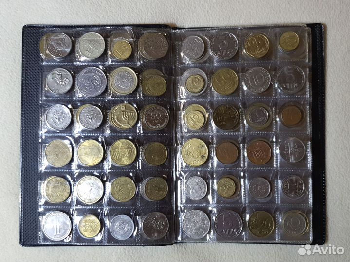 Разные иностранные монеты. 168 шт