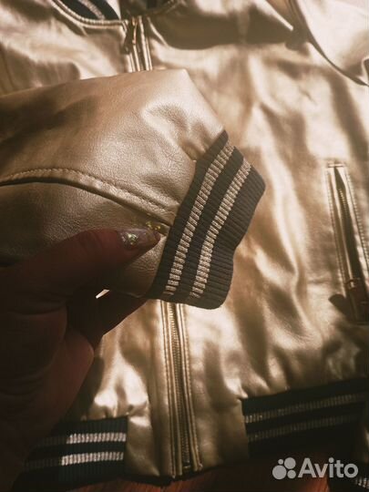 Бомбер кожанка Турция 46