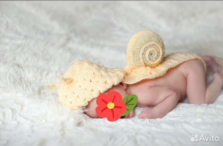 Костюм улитки на новорожденного