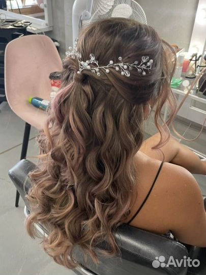Укладка прическа