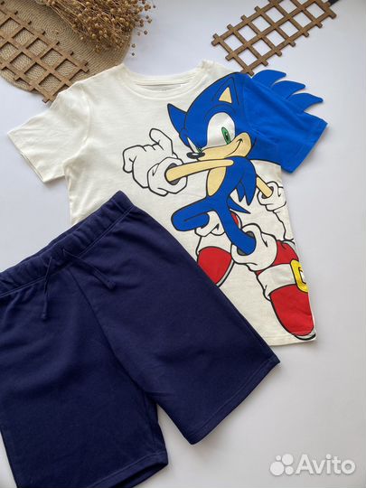 Футболка с шортами 134 C&A