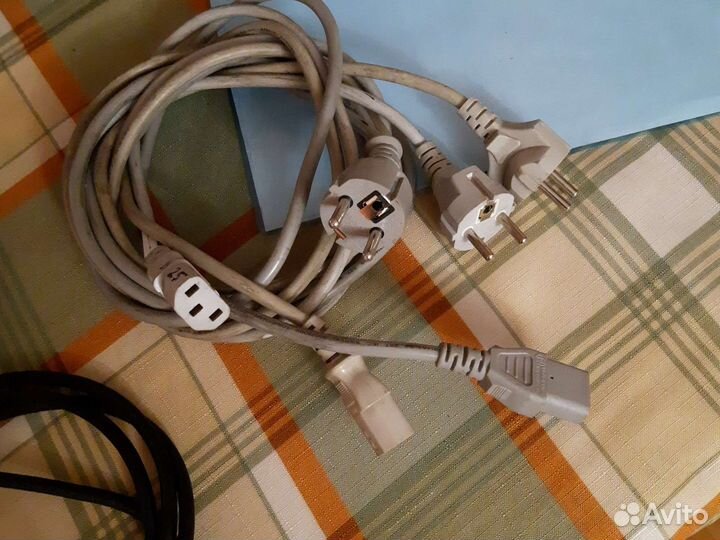 Шнур питания для компьютера. 0.75 мм2. Новые и бу