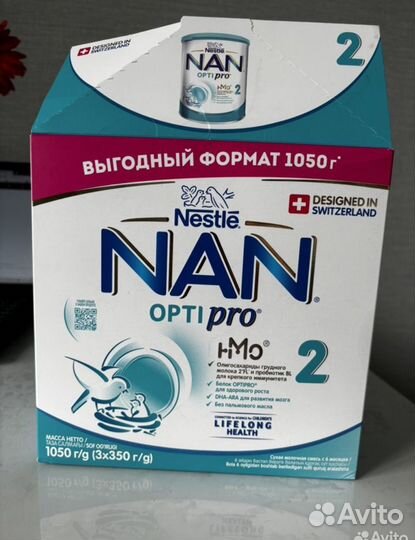 Смесь нан opti про 2