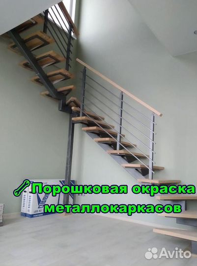 Лестница с кованными элементами На заказ