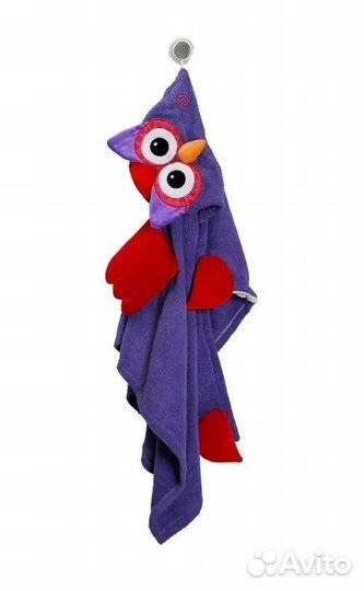 Полотенце с капюшоном д (2+) Zoocchini.Сова Оливия