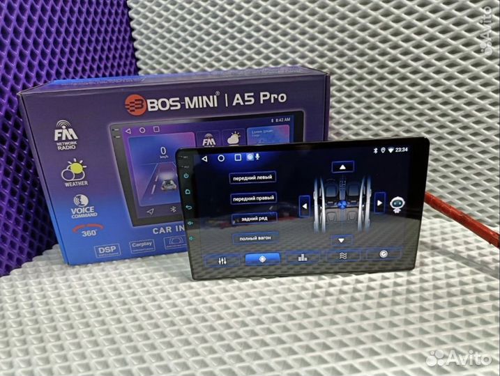 Андроид магнитола Bos mini 5 Pro