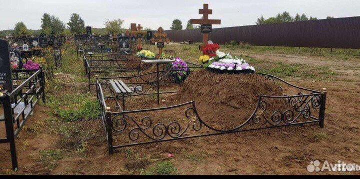 Производство и установка оград на могилу