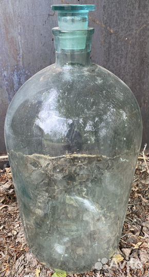 Старинная большая бутыль 20 литров