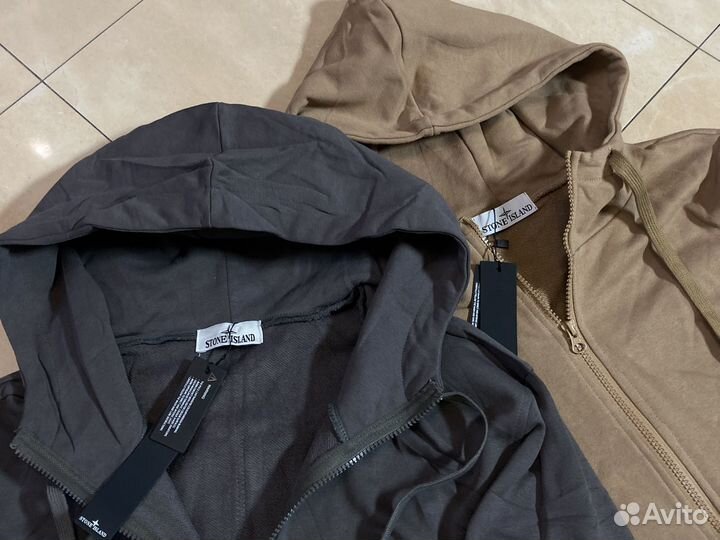 Зип худи stone island