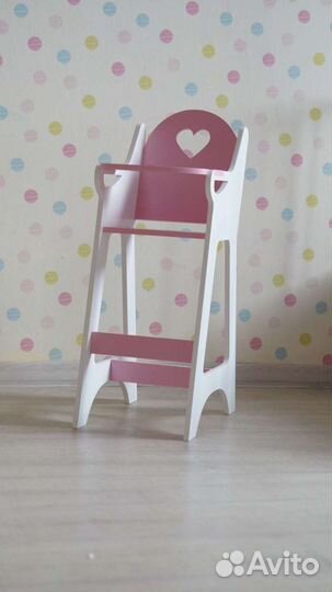 Стульчик для кормления кукольный