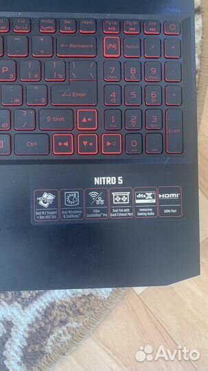 Acer nitro 5 i5 11400H Nvidia GeForce GTX 1650