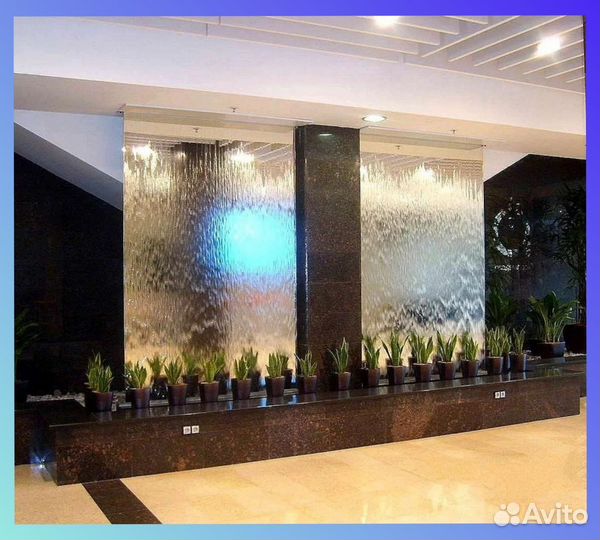 Водопад по стеклу - от производителя