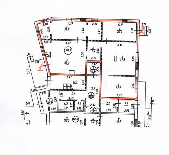 Свободного назначения, 170 м²
