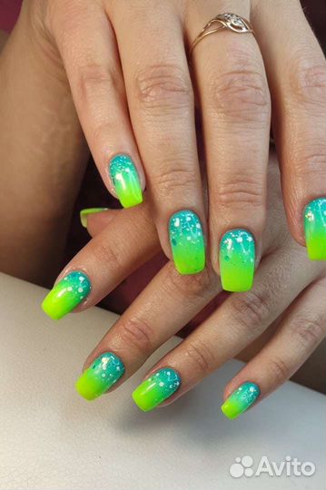 Услуги наращивания ногтей, маникюра,педикюра