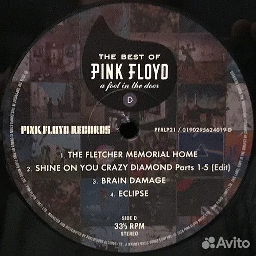 Виниловая пластинка PLG Pink Floyd A Foot In The D