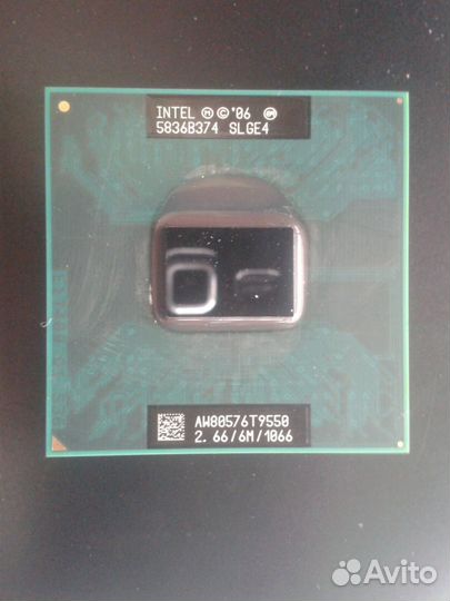 Процессор Intel Core2Duo T9300/T9550 2.5/2.6 GHz