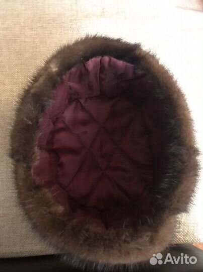 Мужская шапка норковая