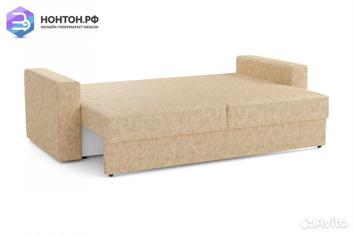 Диван еврокнижка Томас 3-х местный бежевый