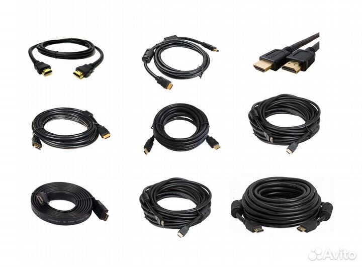 Кабеля Hdmi - Hdmi, 1 - 30 метров, Новые, Гарантия