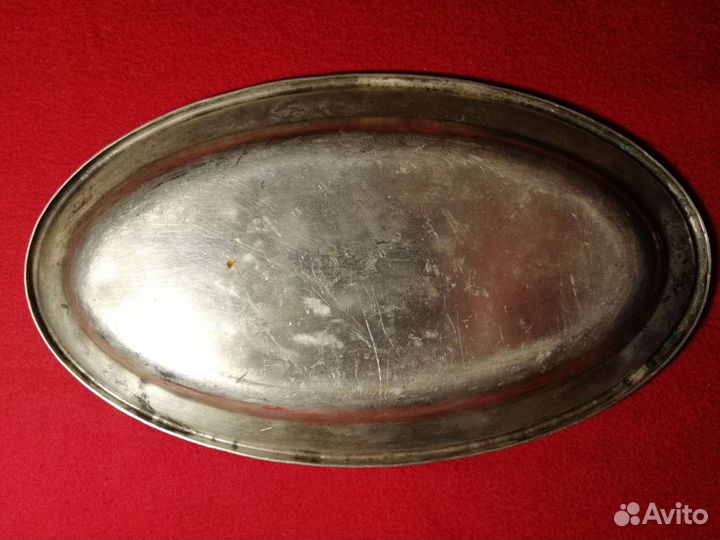 Поднос мельхиоровый. Кольчугино. мнц