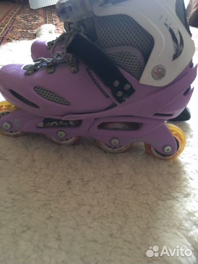 Ролики пара 36 размер плюс ролики 40 р. подарок