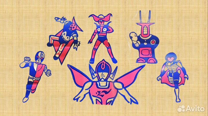 Обертка вкладыш тату жвачки Marukawa Япония