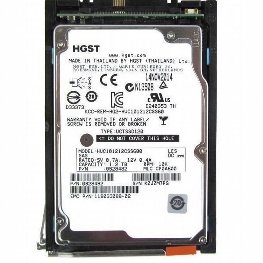 [005050084] Жесткий Диск Emc 1.2tb V6-2s10-012 V4-2s10-012 Sas 005050084