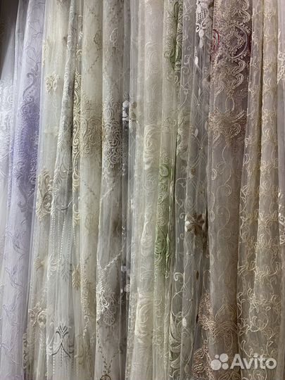 Тюль новый большой выбор