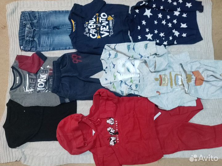 Вещи пакетом для мальчика 98-104 р-р