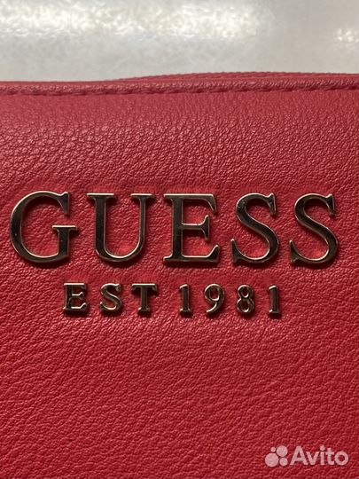 Кошелек guess женский, новый, красный
