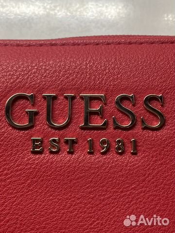 Кошелек guess женский, новый, красный
