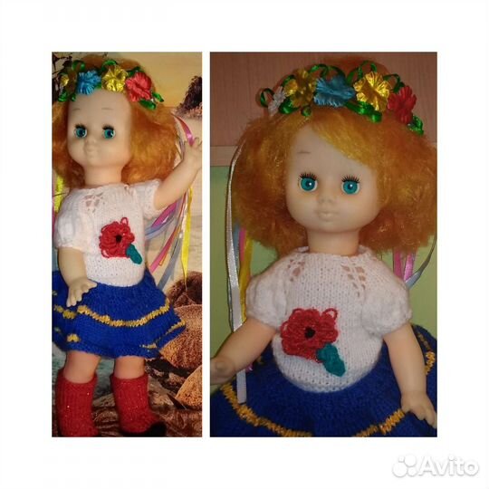 Кукла Ася УССР Донецк, 36 см