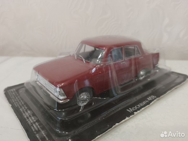 Модель автомобиля москвич 408 1/43
