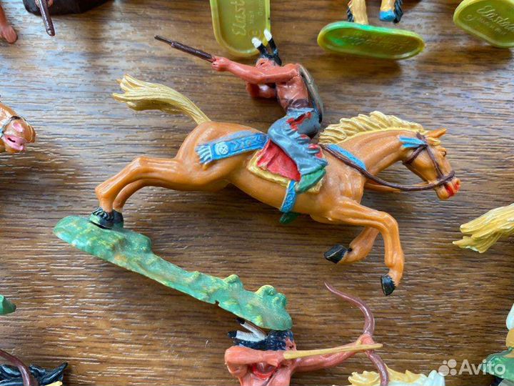 Индейцы elastolin солдатики