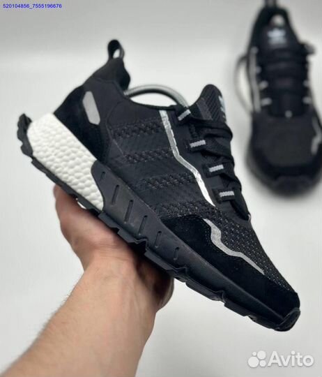 Кроссовки Adidas ZX 1000 Black (Арт.69362)