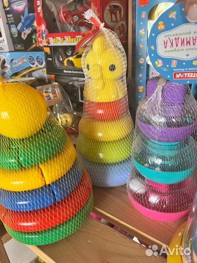 Юла пирамидка логические игрушки для детей