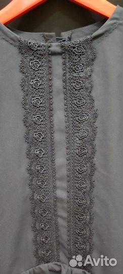 Платье синее школьное р. 140-146