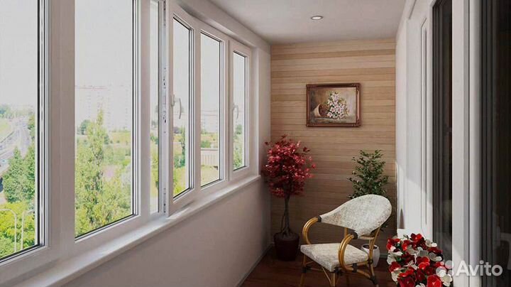 Остекление балконов и лоджий