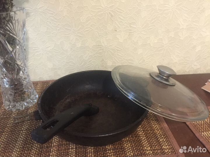 Набор из 3-х кастрюль, досок, сковорода Кукмара