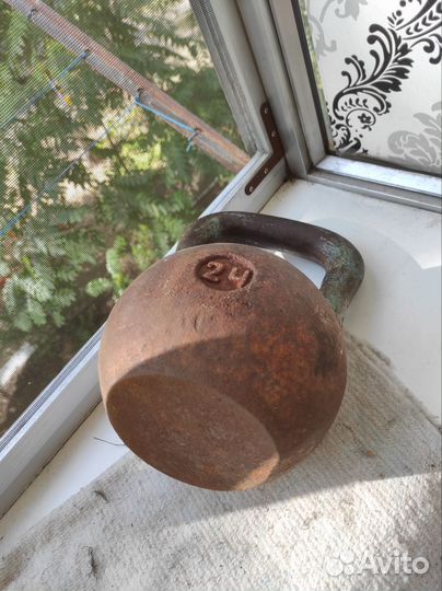 Гиря 24 кг СССР