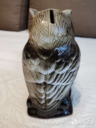 Сова керамика копилка новая. Ручная работа