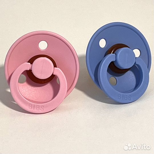 Соски пустышки bibs (0-6 мес) новые (остатки)