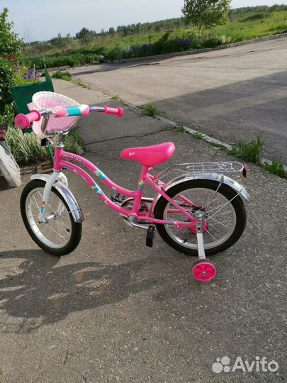 Велосипед детский для девочки Novatrack tetris 16'