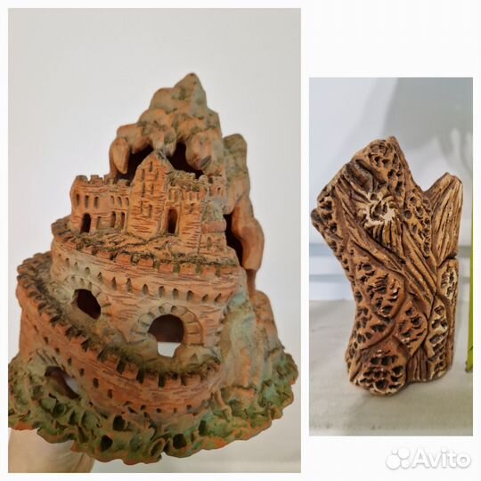 Торг Грот / замок / декорация для аквариума