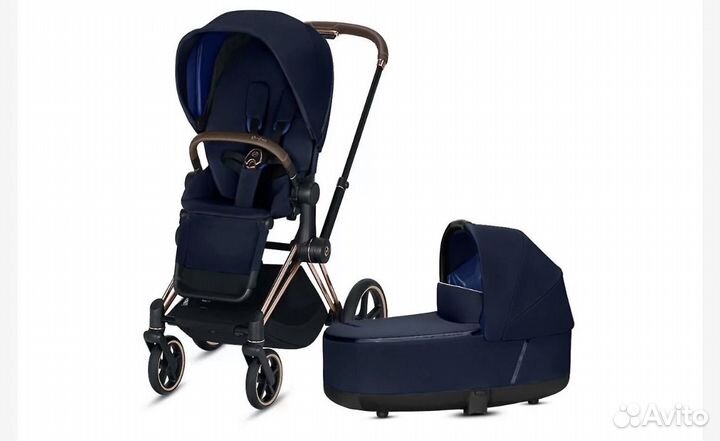 Детская коляска Cybex Priam III Rose Gold 2 в 1